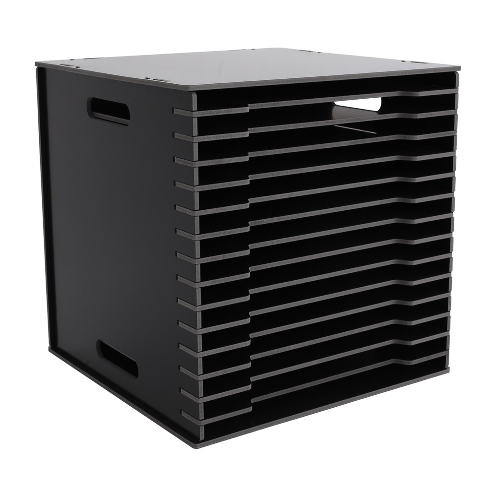 Tiered Shelf Organizer, 15 Slots File Storage Cabinet,Desktop Document Organizer