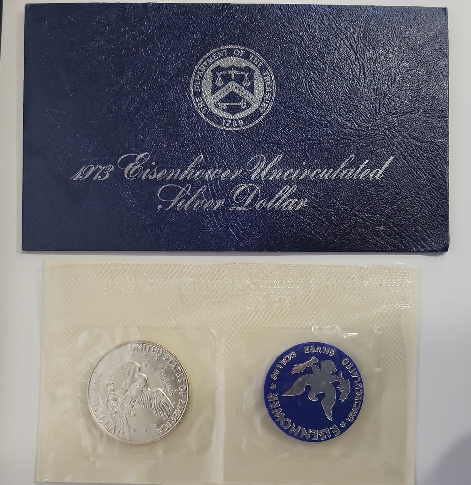 1973 S Blue Ike in original packaging