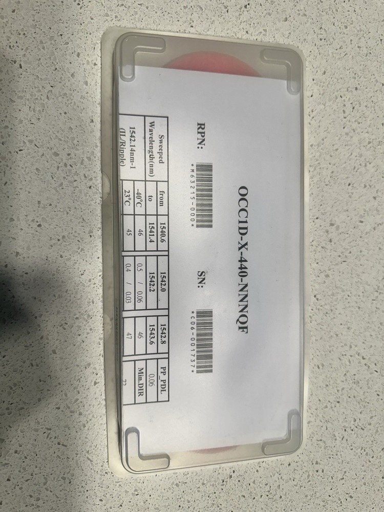 Commscope DWDM filter Ch 44 - 1542.14