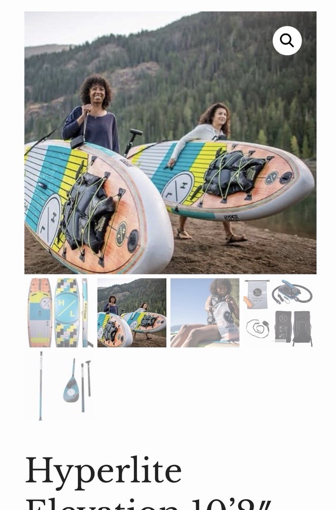 Kayak Hyperlite Elevation 10'2" Inflatable Stand-Up Paddleboard