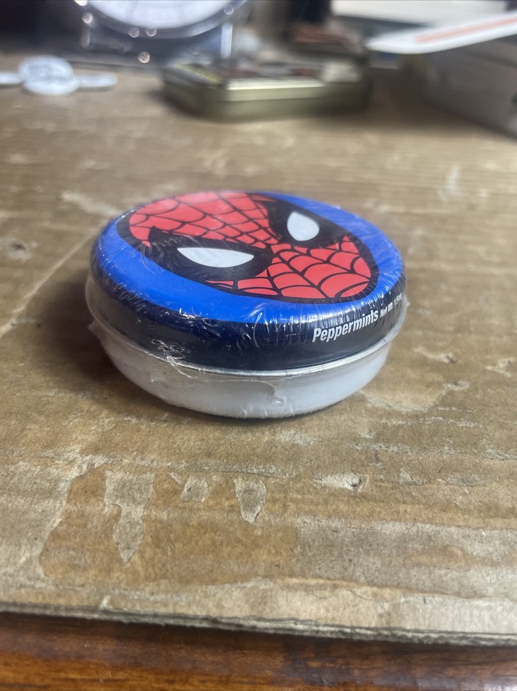Spider-Man Mini Tin With Candy Sealed By True Confections & Marvel