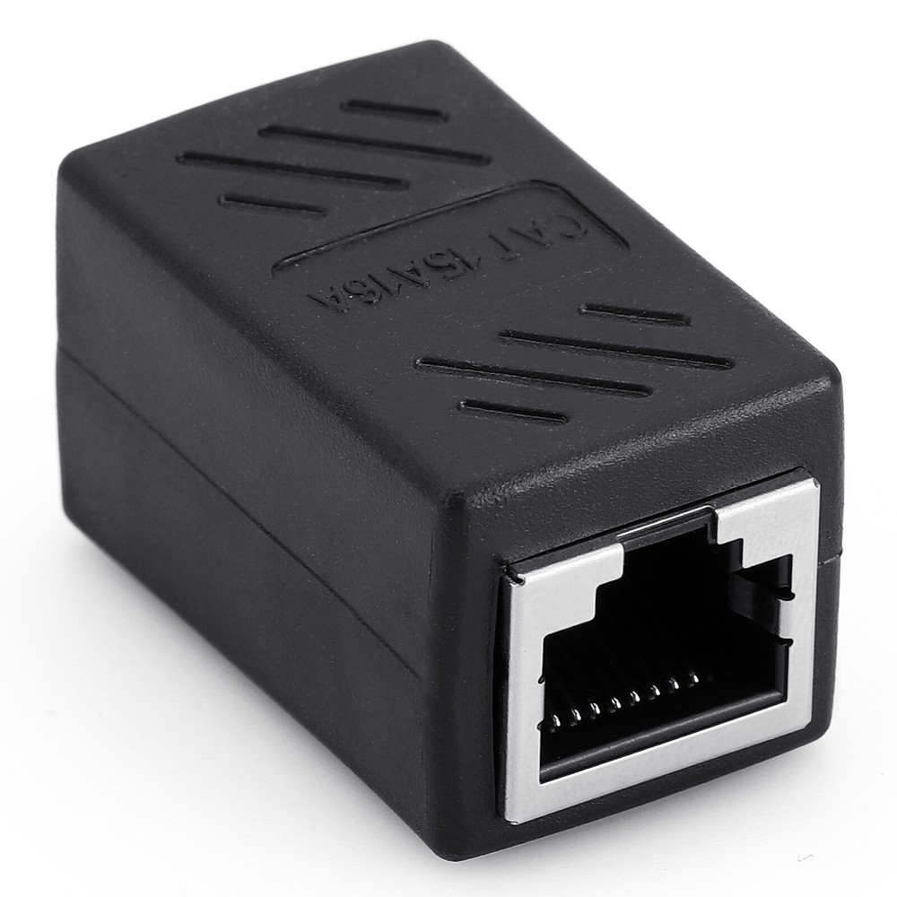 RJ45 Inline Coupler Cat6/Cat5e Ethernet Network Cable Extender Connector Lot