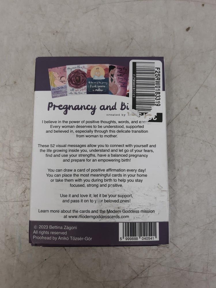 Modern Goddess Pregnancy & Birth 52 Affirmation Cards