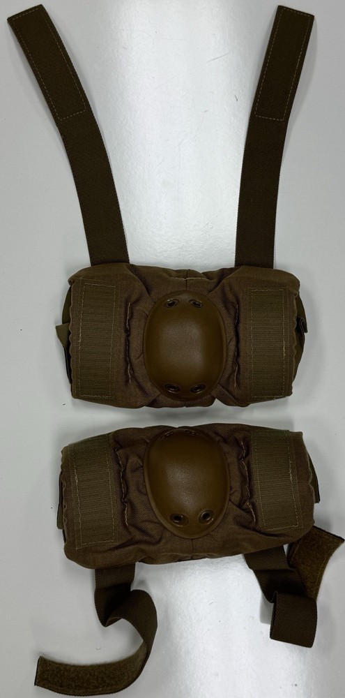 USGI USMC Coyote Brown Elbow Pads Size Medium New
