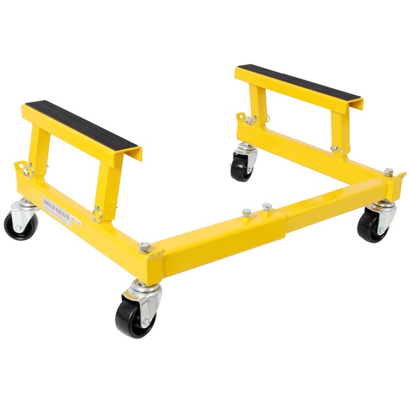 Engineering Motorcycle Engine Shop Cradle Dolly, Frame Racks 1500lbs Yellow