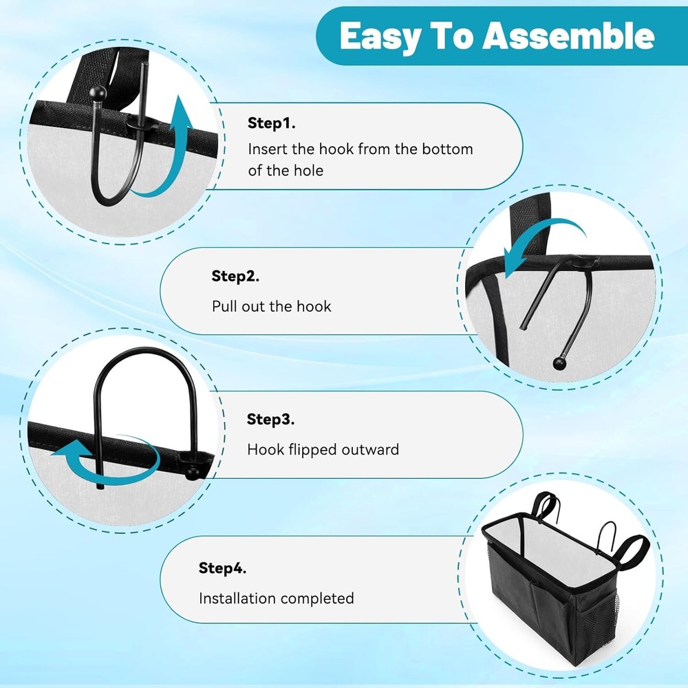 Bedside Caddy Bedside Storage Organizer Bunk Bed Accessories Dorm Storage