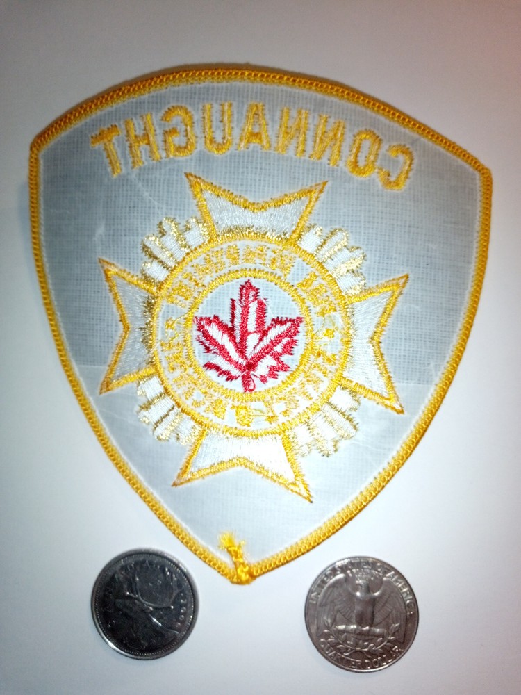 Connaught Fire Department Patch Badge Crest
