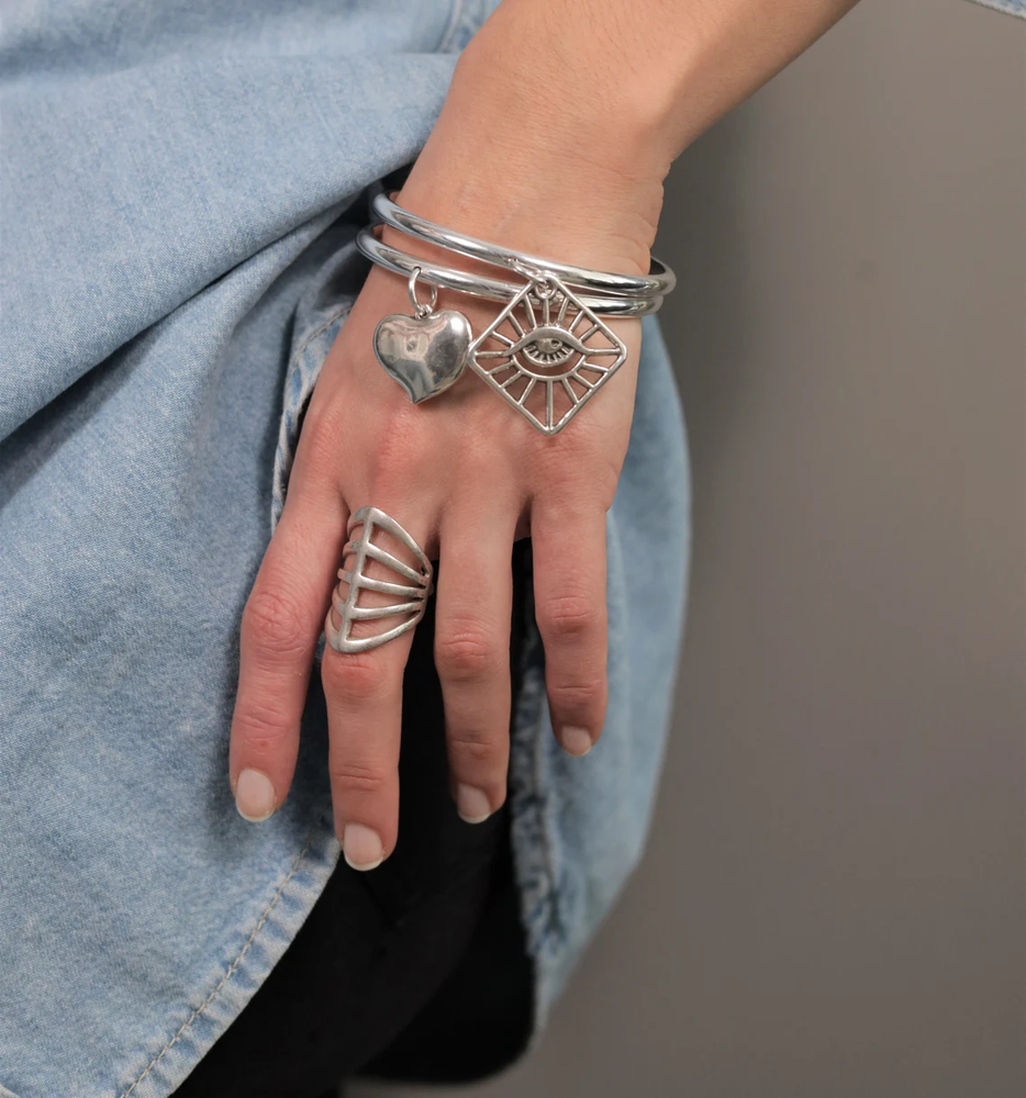 Solid 925 Sterling Silver Band Ring Meditation Designer Handmade Ring All Size