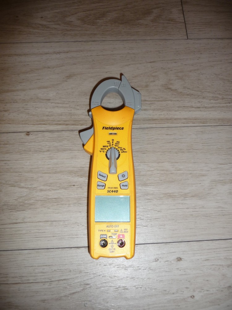 Fieldpiece SC440 Essential Clamp Meter NOT WORKING AS IS