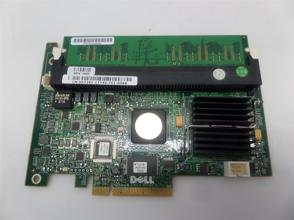 Dell PowerEdge 2900 PERC Raid Controller Card 0GT821