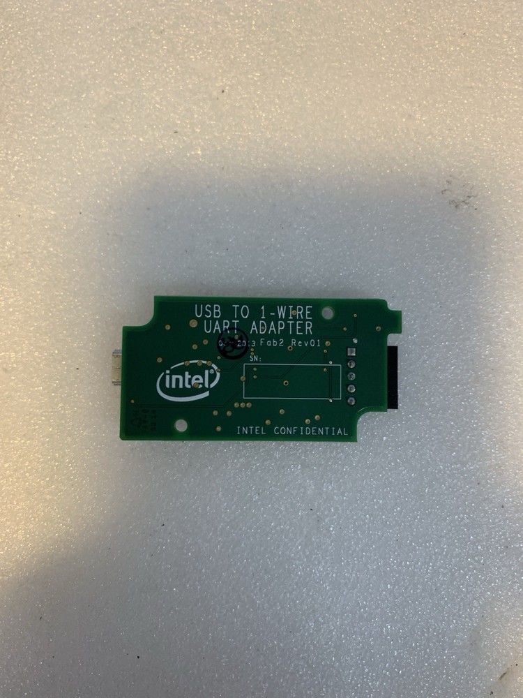 Intel Internal Lab Tool USB to 1-Wire / UART Adapter Fab2 Rev01 Prototype