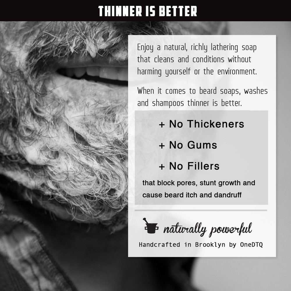 Big Forest Beard Shampoo - Thoroughly Cleans, Conditions & Promotes Beard Growth