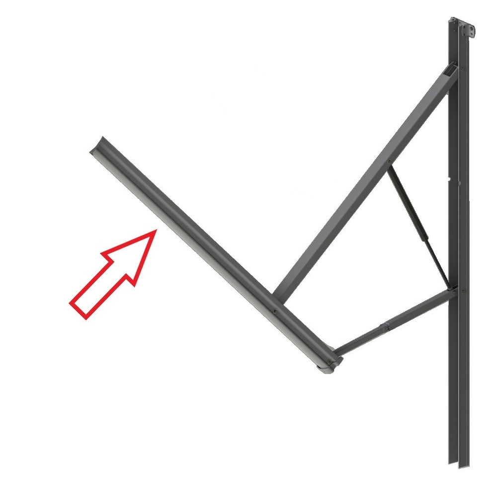 New Lippert Style Edge or 2000 Series Outer Shell Arm Replacement Part 53 3/4"