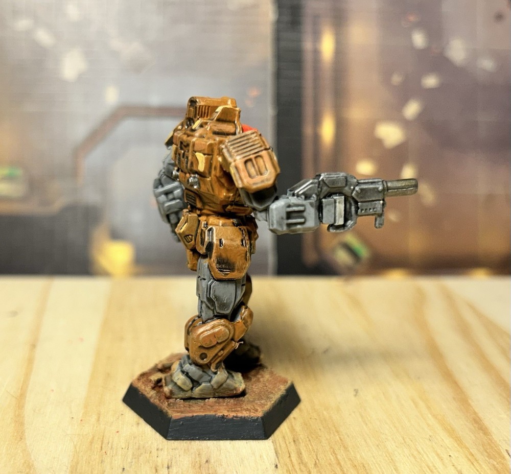 Battletech Battlemaster Mech *painted* Alpha Strike, Clan Wolf