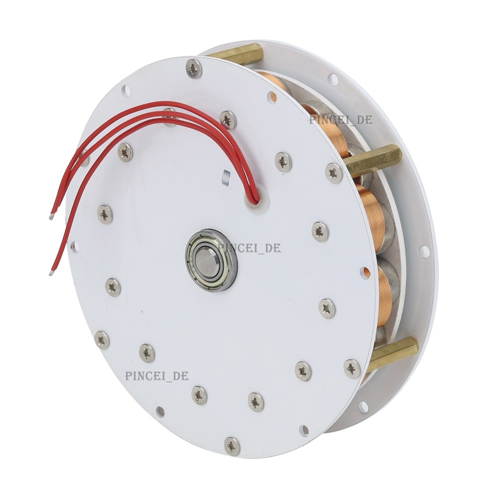 100W 100-650RPM Three-Phase AC Generator Micro Disc Generator