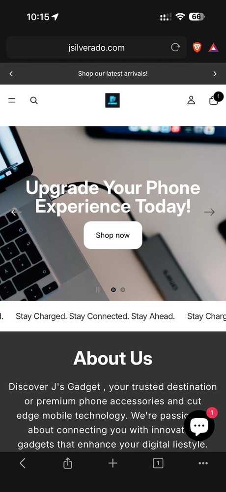 Tech Store Front Shopify Store