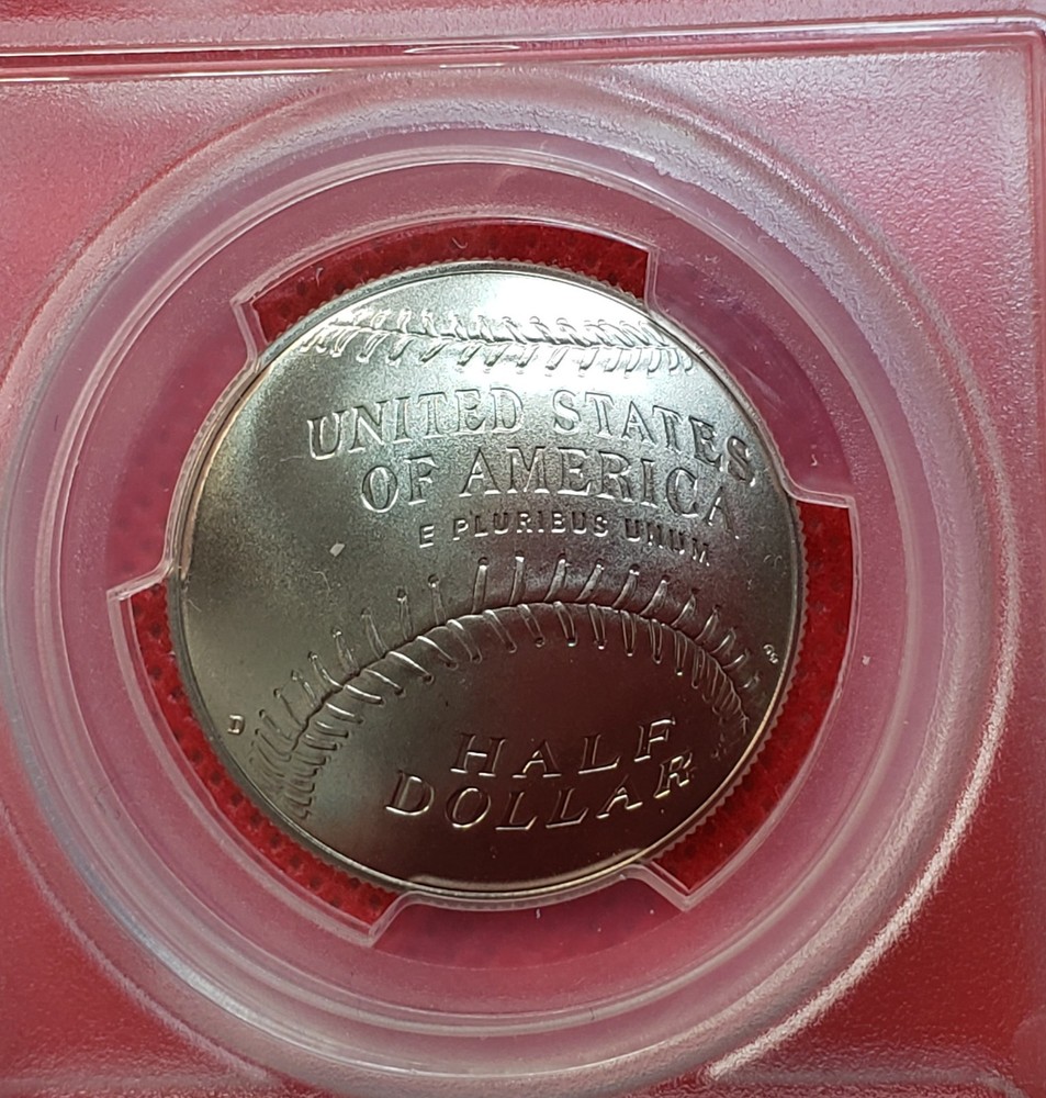 2014-D Baseball Half Dollar PCGS MS 70 First Pitch Baltimore