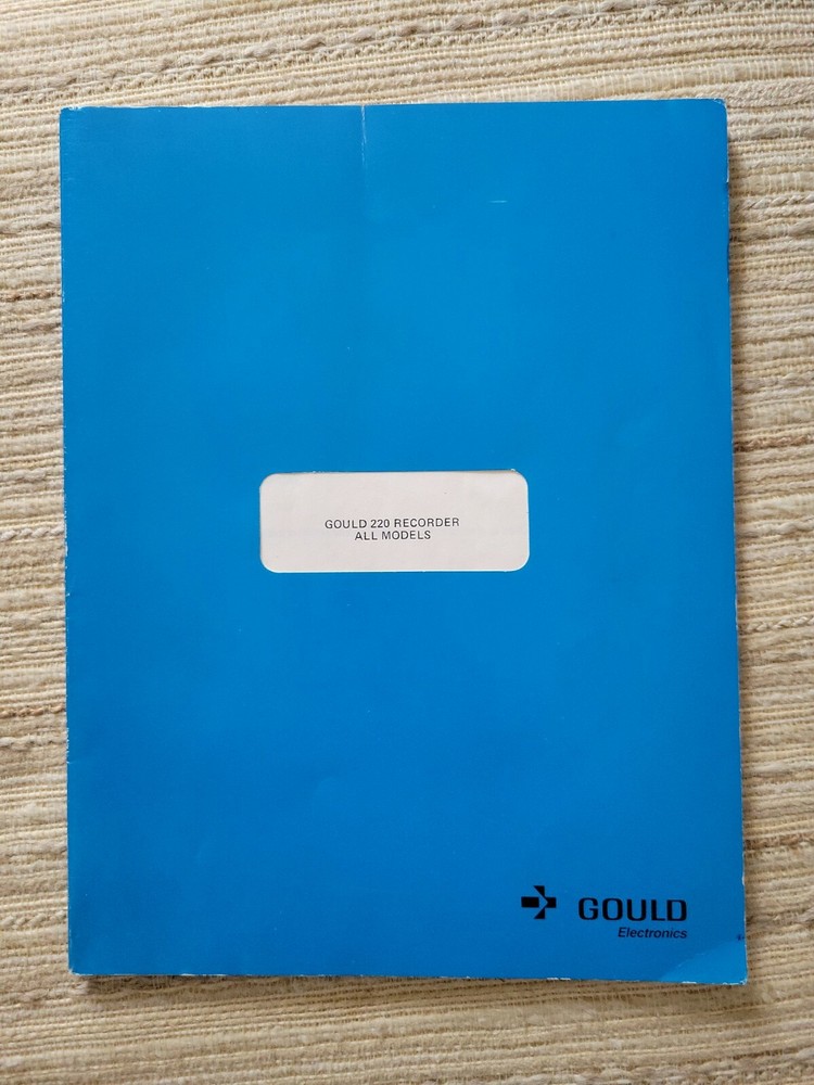Gould 220 Recorder All Models Service Manual