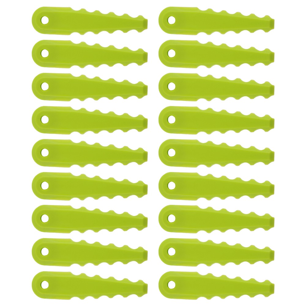 18Pack For RYOBI AC052N1 Replacement Fixed Blades Serrated 2-in-1 String Head