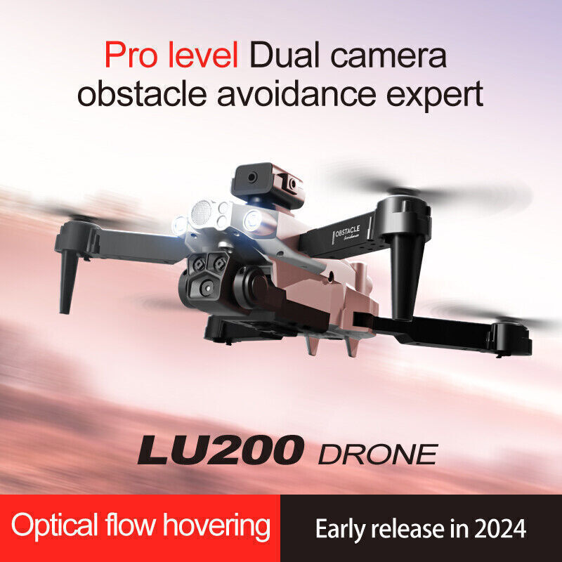LU200 Drone WIFI FPV Optical Flow 4K Dual Camera Obstacle Avoidance Quadcopter