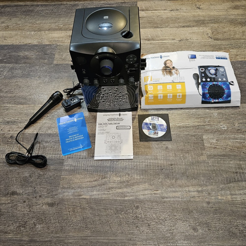 Singing Machine SML385 Karaoke System ...NEW