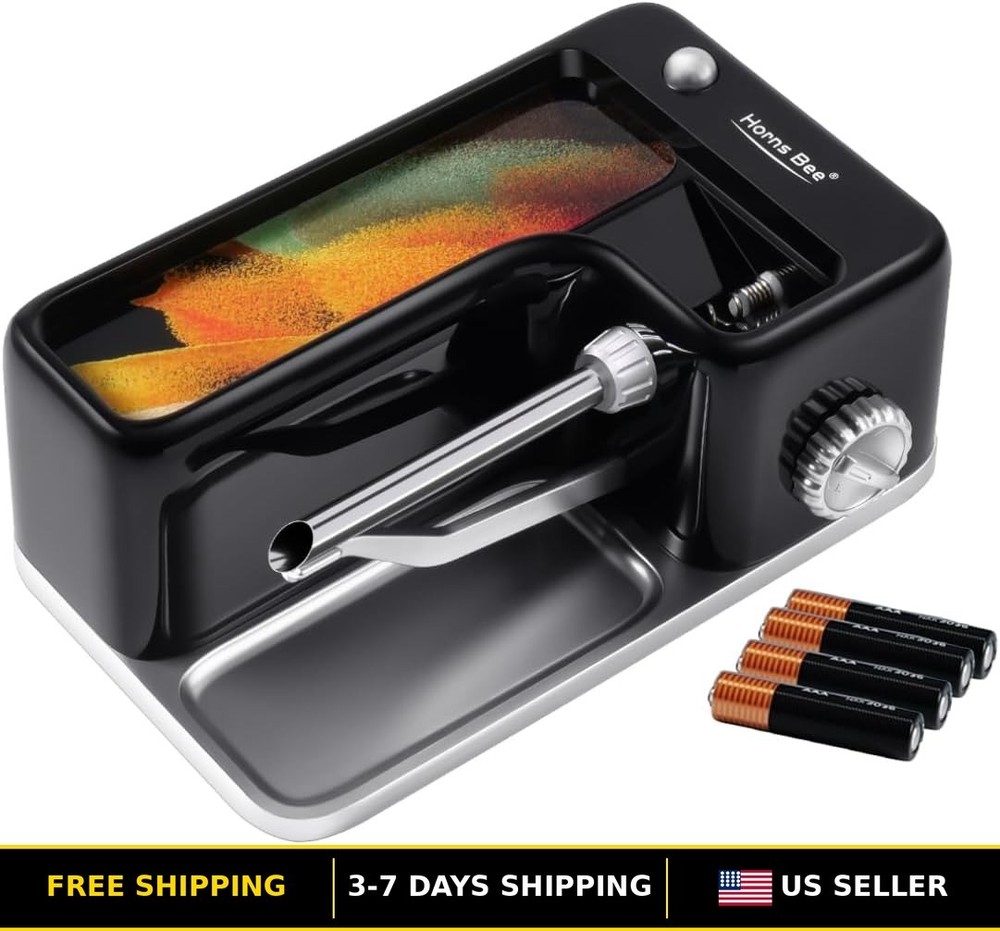Electric Cigarette Rolling Machine - Auto Tobacco Injector & Maker