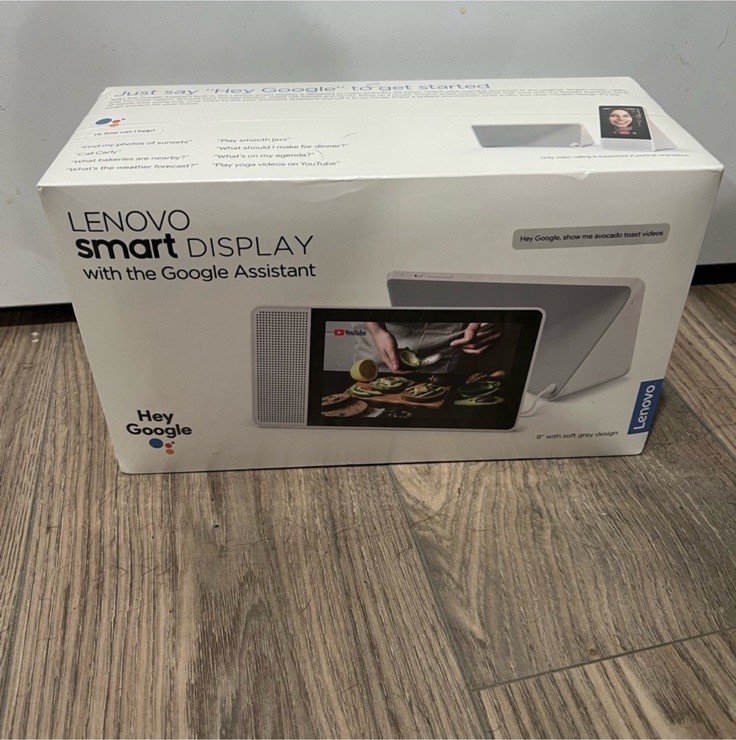 Lenovo SD-8501F Grey Smart Display 8" Google Assistant Wi-Fi Bluetooth