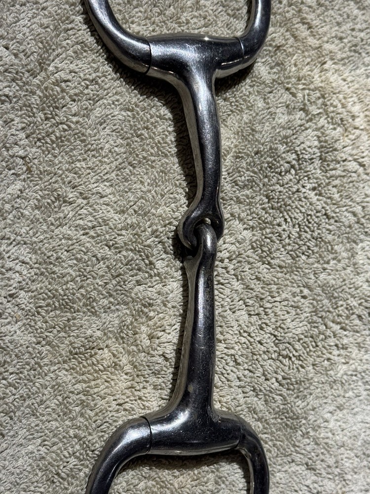 Korsteel Stainless Steel Jointed Eggbutt Snaffle