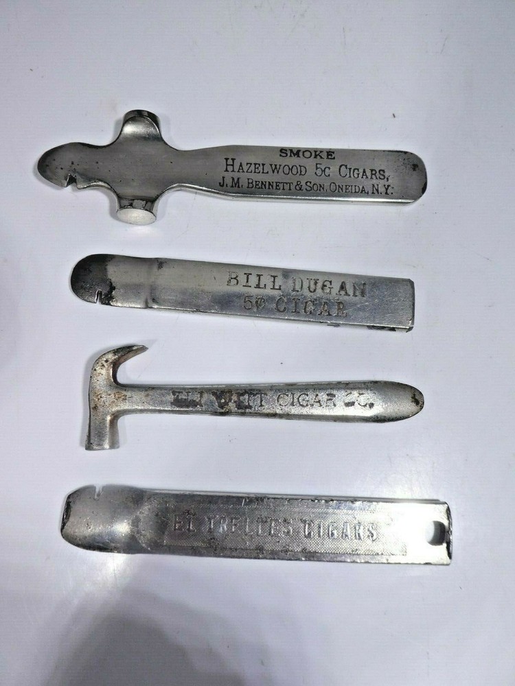 4 ANTIQUE CIGAR ADVERTISING ITEMS