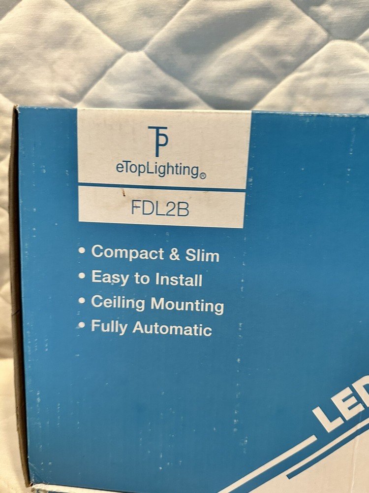 eTopLighting 2 Pack of Two LED Adjustable Head Red Exit Emergency Light See Desc