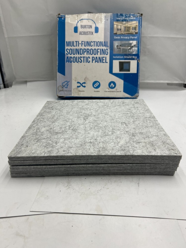 (QTY 5) Burton Acoustix Multi-Functional Soundproofing Acoustic Panel