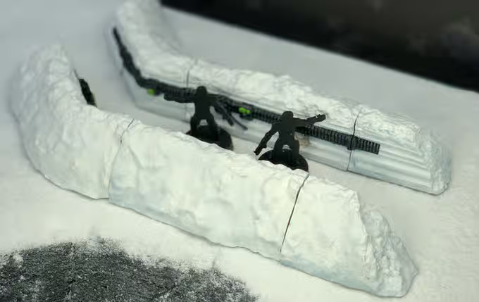 Trench Set for 28mm Legion Sci-fi Tabletop Terrain