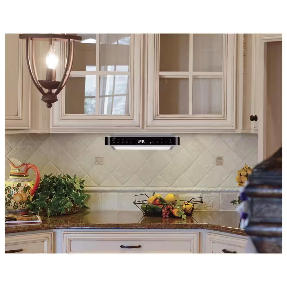 Bluetooth under Cabinet Music System with CD Player