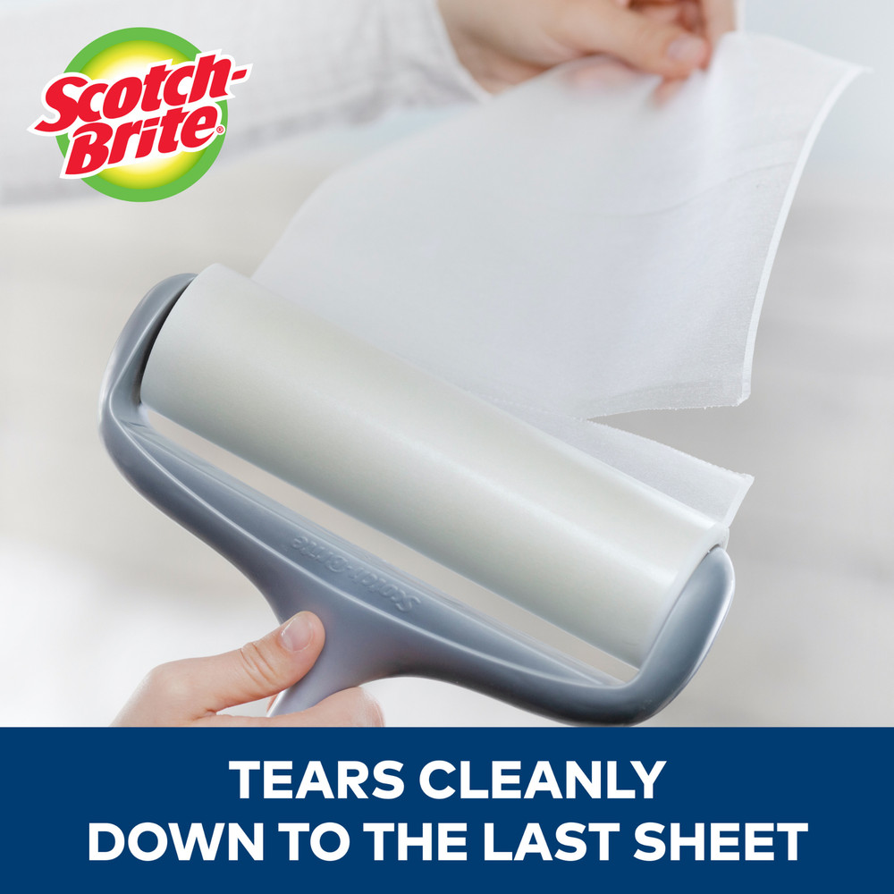 Scotch-Brite Extreme Clean Lint Roller: 4 in. width *100 sheets