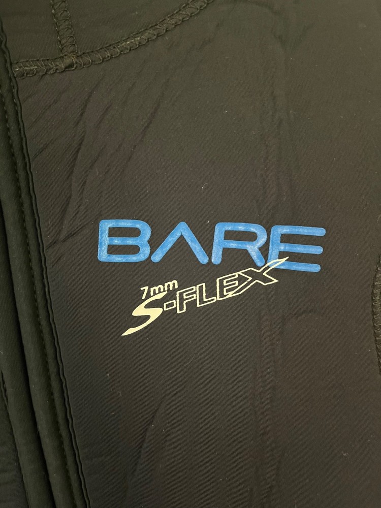 Bare Men’s 7mm S flex step-in vest diving suit size Medium
