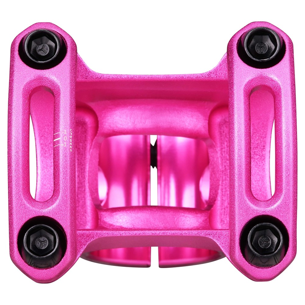 SPANK SPLIT Stem 48mm Pink Aluminum | Ultra-Short Stack Height And True 0-Deg