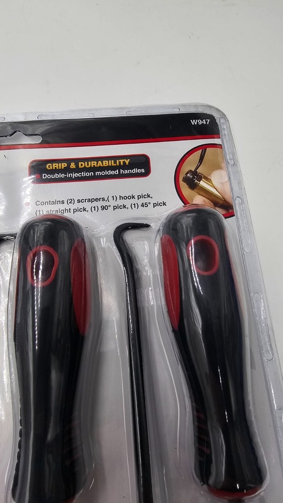 Performance Tool 6 Piece Hook & Pick W947 Durable Double-Injection