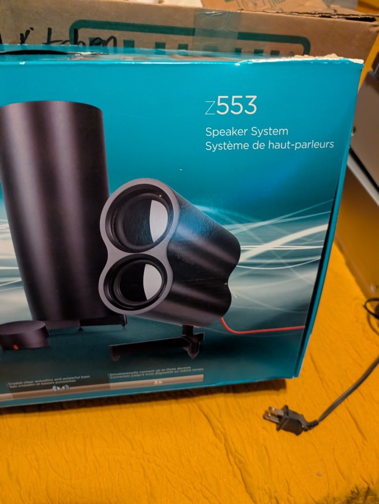 Vintage Logitech Speaker Computer Speakers New In Box!!