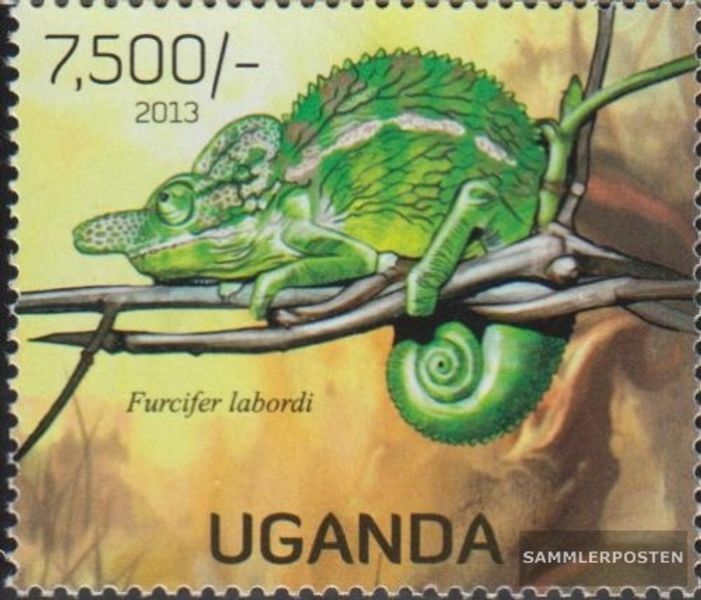 uganda 3029 MNH 2013 Lizards