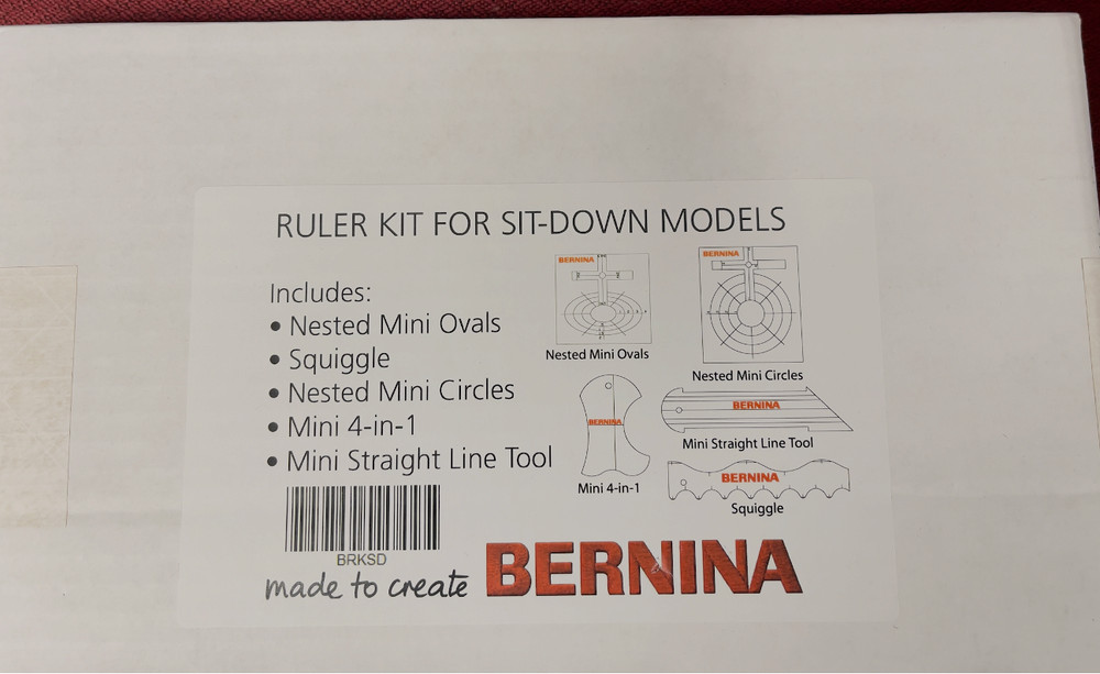 Bernina Ruler Kit for Sit Down Models