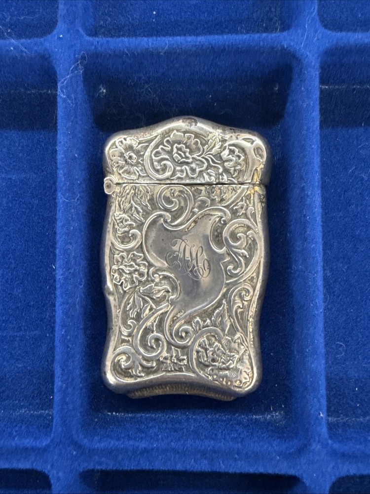 Antique Sterling Silver match safe