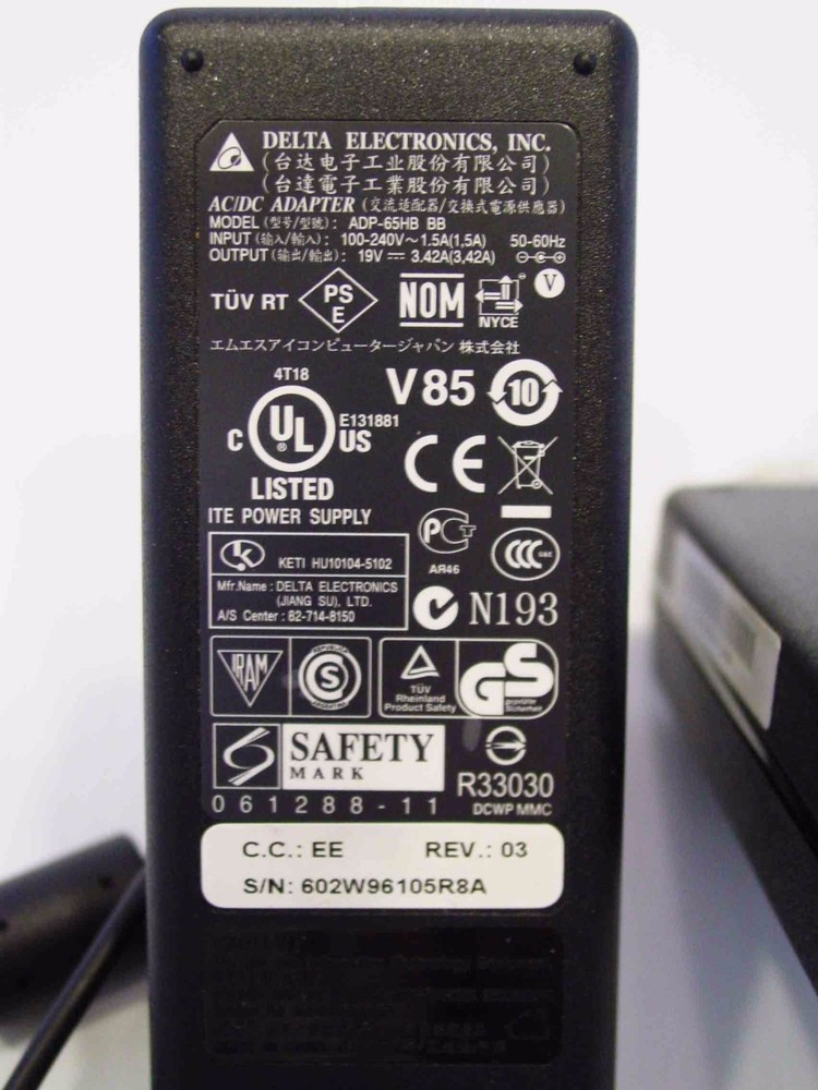 DELTA ADP-65HB BB Switching Power Supply