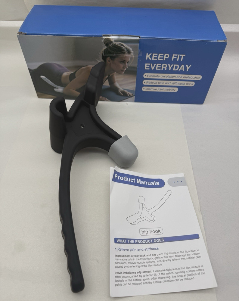 Psoas Release Tool Hip Hook Adjustable Hip Flexor Trigger Point Massage Tool...