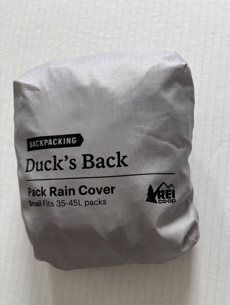 REI Duck's Back-Pack Rain Cover Small Gray