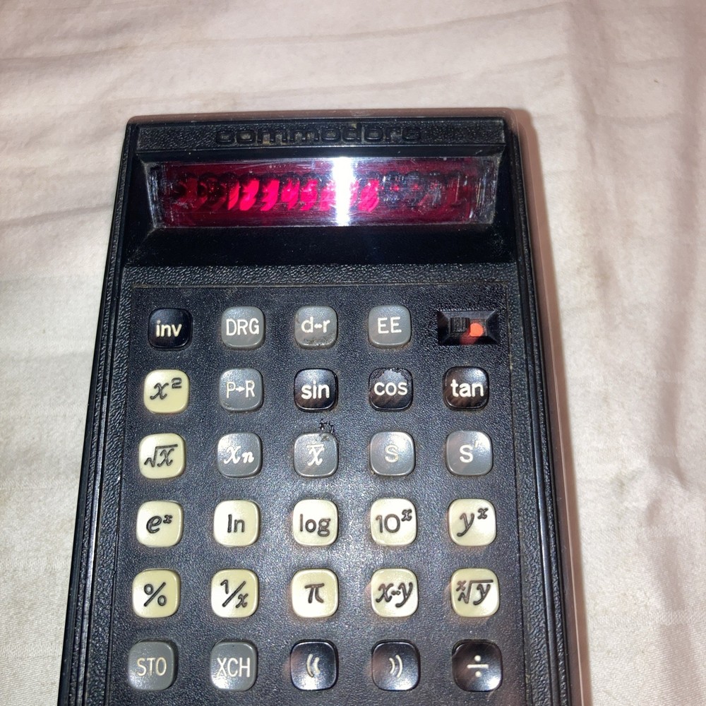 Commodore SR4912 Scientific Calculator 1978 Vintage Working