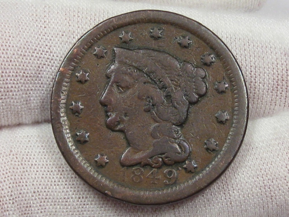 1849 Large Cent.  #37