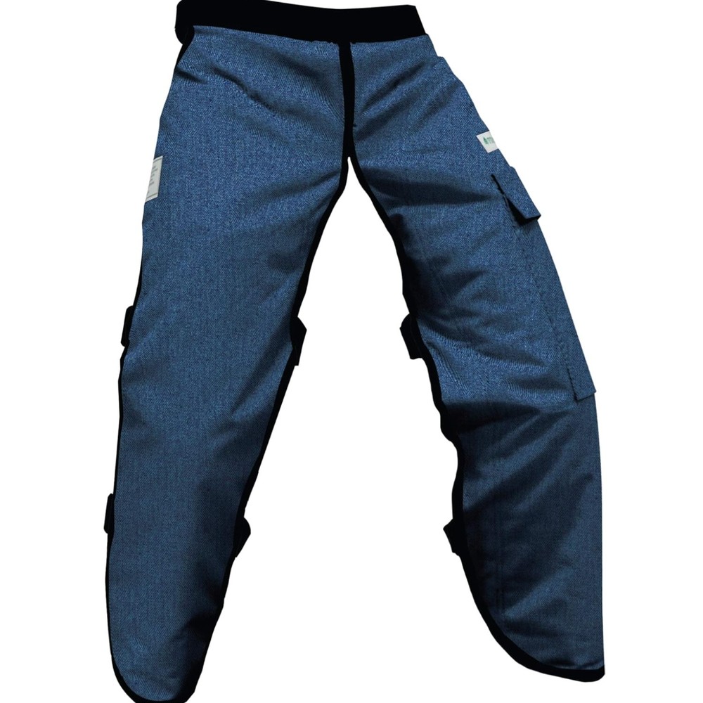 Protective Denim Apron Style Chainsaw Chaps Regular Length