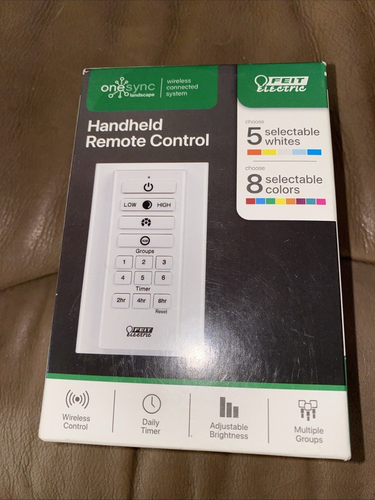 FEIT one sync Hand Held  Electric Remote Control-White  5-whites -8 colors lands