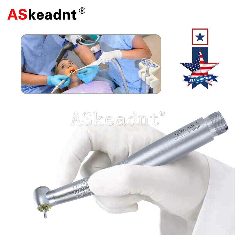 Fiber Optic LED E-generator Shadowless Ring Handpiece Ceramic Bearing 2Holes USA