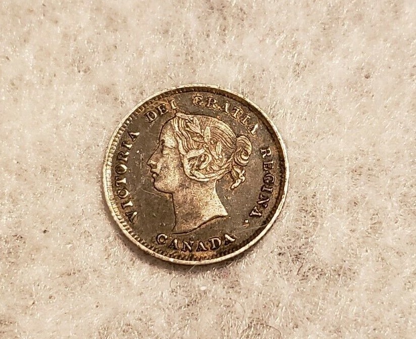 1896 Canada Silver Five Cents